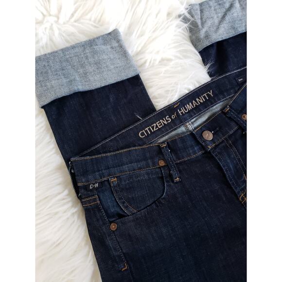 Citizens of Humanity Dani Cropped Straight Leg Denim Jeans 26 - Picture 7 of 11